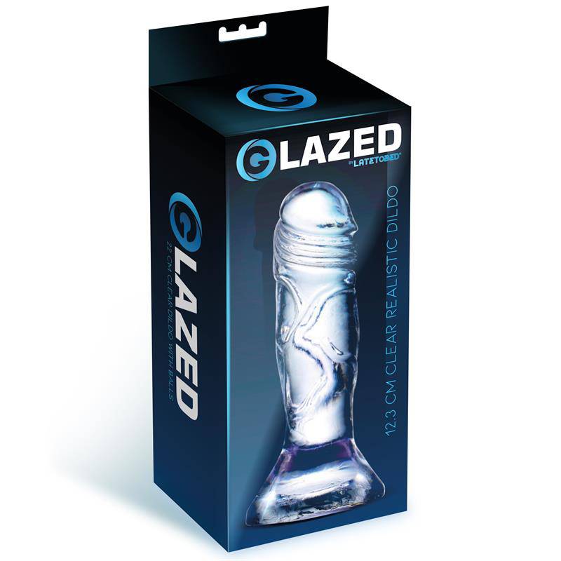 Realistic Dildo Crystal Material 12,3 cm - secretsextoys.store
