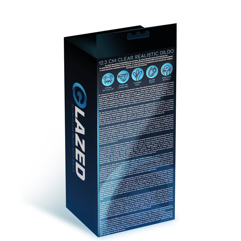 Realistic Dildo Crystal Material 12,3 cm - secretsextoys.store