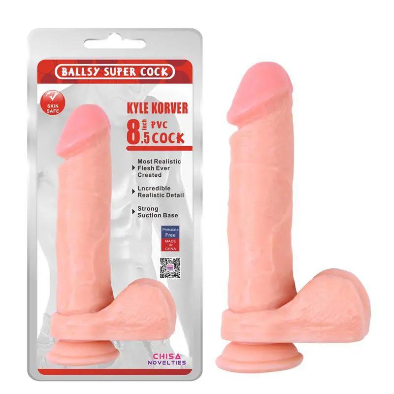 Realistic Dildo Kyle Korver 21.5 cm Flesh - secretsextoys.store