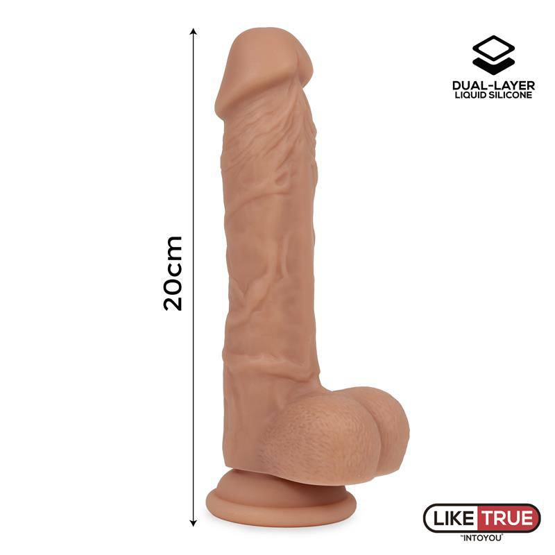 Realistic Dildo Liquid Silicone Dual Layer 8 - secretsextoys.store
