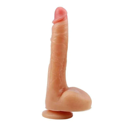 Realistic Dildo Mr.Right 10 Flesh with Suction Cup, lifelike sex toy with anatomically accurate features for solo or partner use