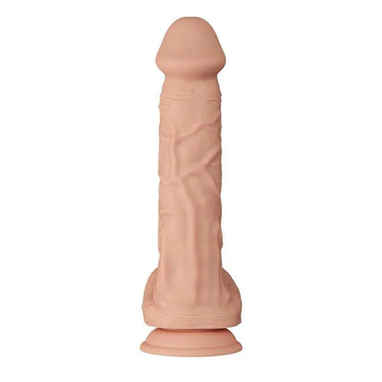 Realistic Dildo with Suction Cup Bergrisi 10.2, lifelike texture and secure suction for hands-free use on smooth surfaces.