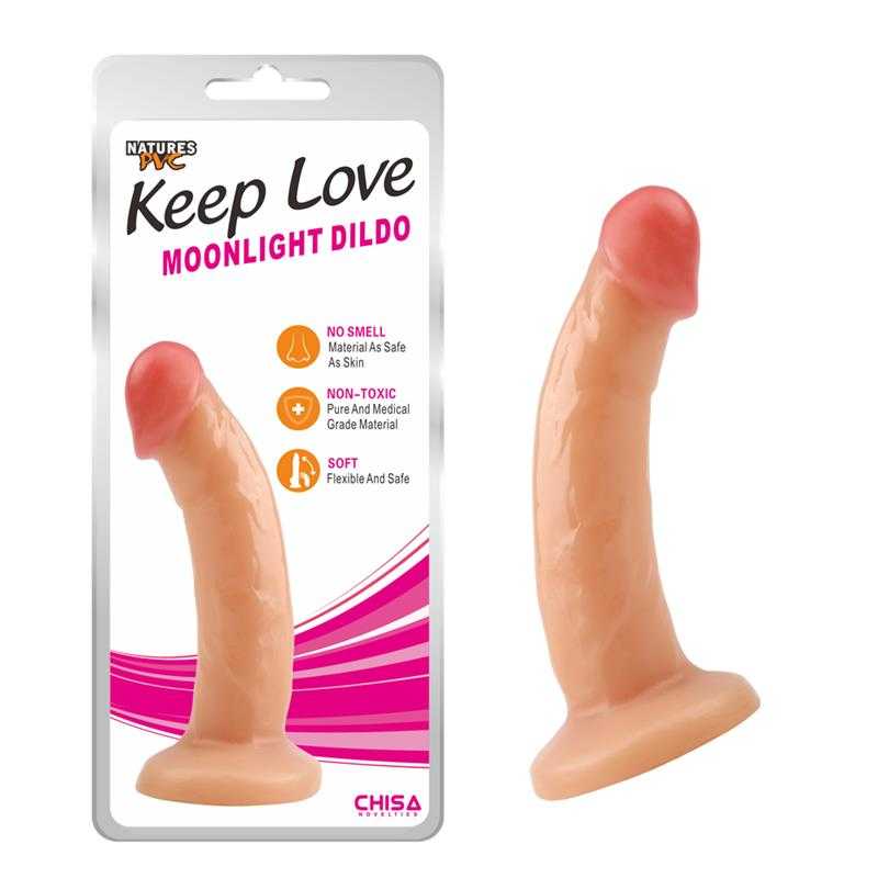 Realistic Dildo with Suction Cup - Moonlight 18.5 x 3.7 cm - secretsextoys.store