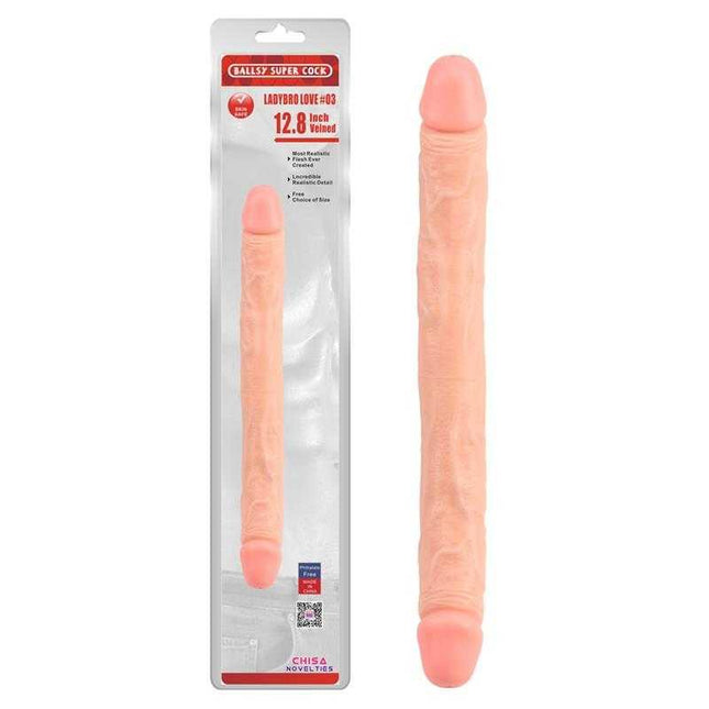 Realistic Double Dildo Ladybro N3 32.5 x 3.5 cm
