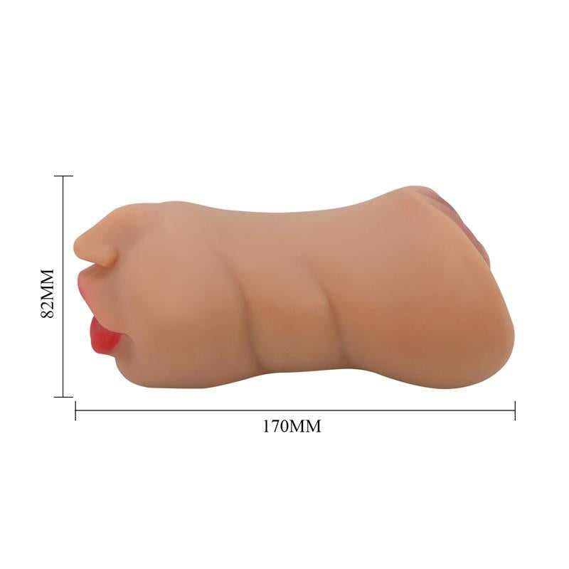 Realistic Double - Hole Masturbator Vagina and Mouth - secretsextoys.store