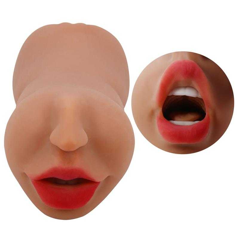 Realistic Double - Hole Masturbator Vagina and Mouth - secretsextoys.store