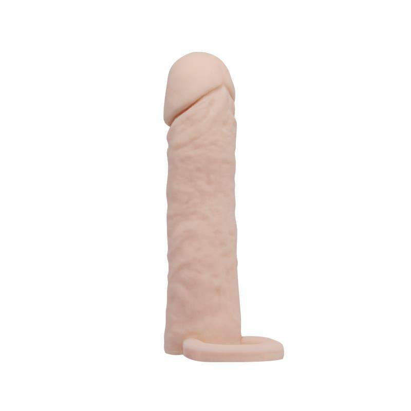 Realistic Penis Sleeve Medium Flesh - secretsextoys.store