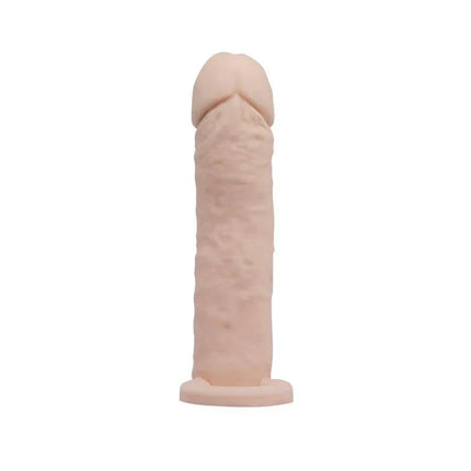 Realistic Penis Sleeve Medium Flesh in lifelike contours and flesh tone, 16 cm long, 3.8 cm diameter for enhanced intimate play.