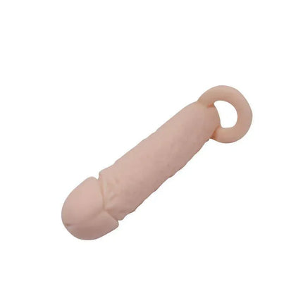 Realistic Penis Sleeve Medium Flesh with lifelike contours, 16 cm long, designed for natural feel and performance, crafted in the USA.