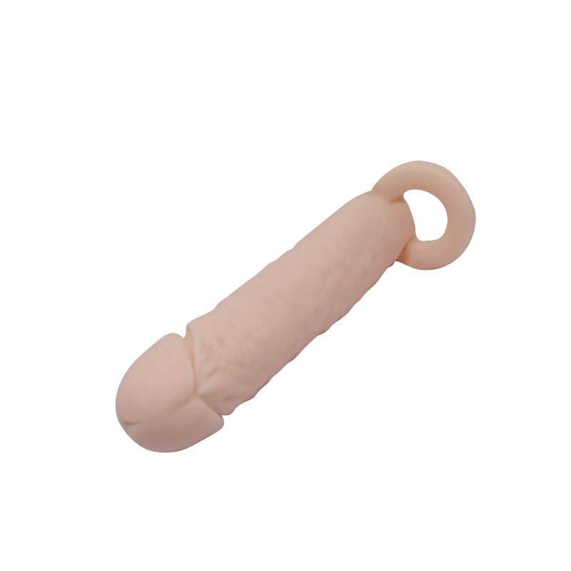 Realistic Penis Sleeve Medium Flesh - secretsextoys.store