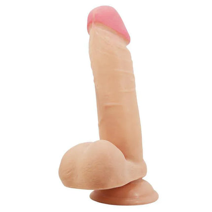 Realistic Sliding Dildo 20.5 cm Suction Base for versatile pleasure and lifelike feel.