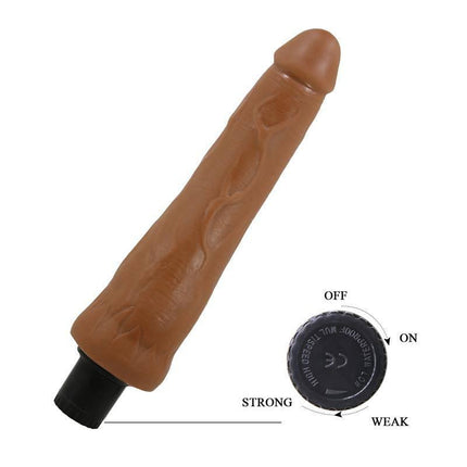 Realistic Sliding skin Dildo Alfredo 9,8 with lifelike veined shaft for natural sensation