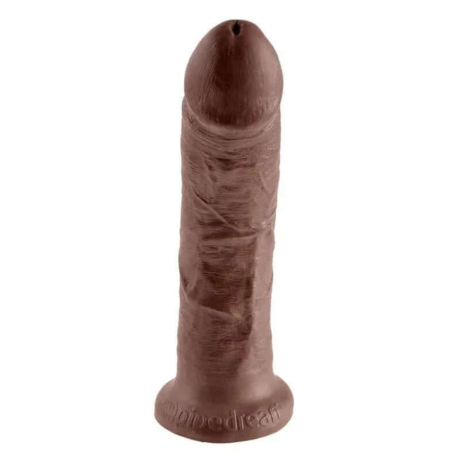 Reaslitic Dildo 8 Tan, ultra-realistic tan-colored dildo with lifelike details for enhanced pleasure and exploration.