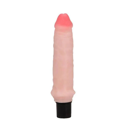 Realistic Vibe Flesh 20 cm vibrator with skin-like texture and natural grip, designed for enhanced pleasure during solo or partner play.