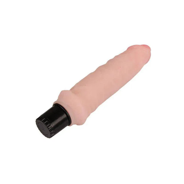 Realistic Vibe Flesh 20 cm vibrator with lifelike design and skin-like texture for natural pleasure experience.