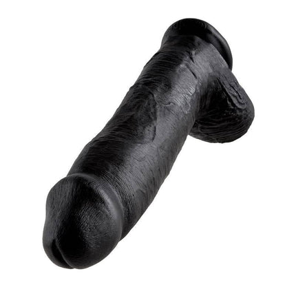 Reaslitic Dildo with Testicles 12 featuring lifelike texture and natural details, designed for authentic and realistic sensation.