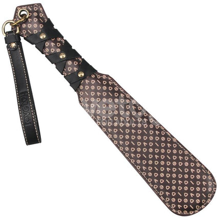 Rebellion Reign Love Paddle 15 dual-sided sensory tool with ergonomic design for versatile intimacy and customizable sensation.