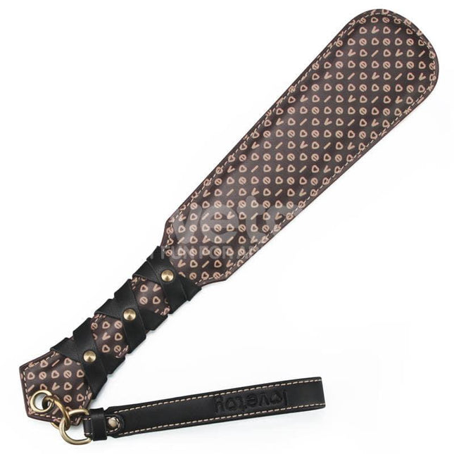 Rebellion Reign Love Paddle 15 with dual-surface design for customizable intimacy and versatile sensory experience.