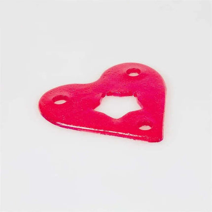 Heart-shaped edible accessory for intimate fun, highlighting the playful design of the Gummy Thong Strawberry Unisex.