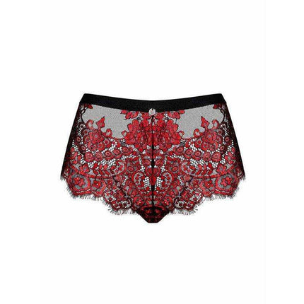 Redessia Lace Panties with floral lace and back bow detail, elegant and sensual lingerie in stretchy fabric for comfort.