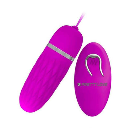 Remote Control Vibrating Egg - Dawn Purple with wireless remote, featuring 12 vibration functions for discreet pleasure.