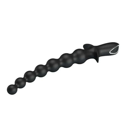 Rigdon Anal Beads with Vibration - Body-safe silicone anal beads with 10 vibration functions for customizable and comfortable experience.