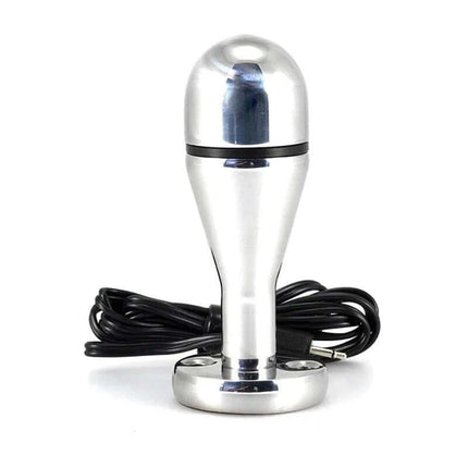 Rimba Electro Play Balloon Butt Plug showing sleek design with cable for electro-stimulation pleasure, suitable for versatile use.