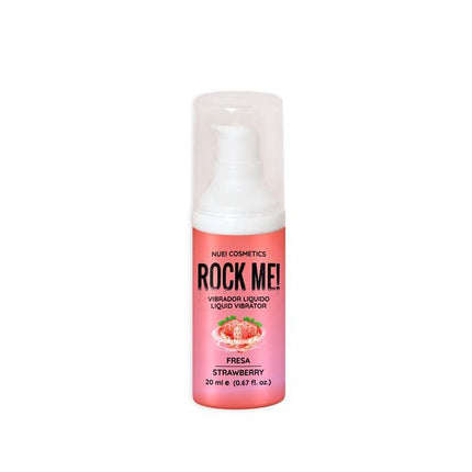 Rock Me! Liquid Vibrator Strawberry 20 ml by NUEI COSMETICS bottle image.