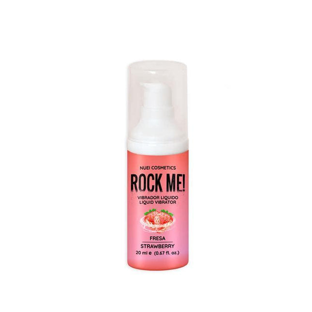 Rock Me! Liquid Vibrator Strawberry 20 ml by NUEI COSMETICS bottle image.