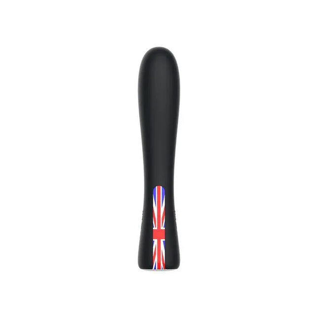 Romp Vibe with boost Function premium vibrator with Union Jack detail for customizable pleasure