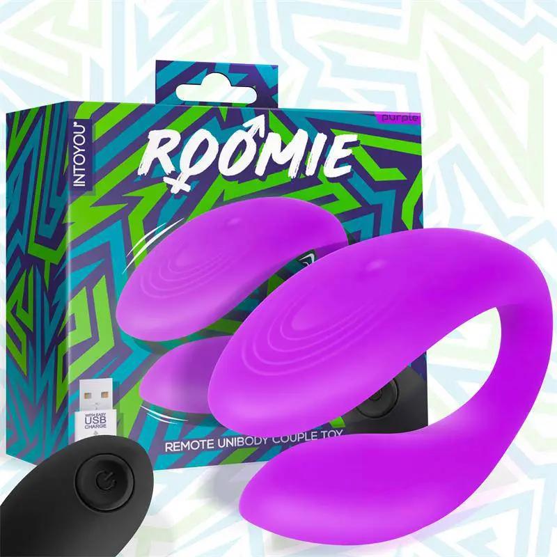 Roomie Couples Vibrator Unibody Liquid Silicone Remote Control USB - secretsextoys.store