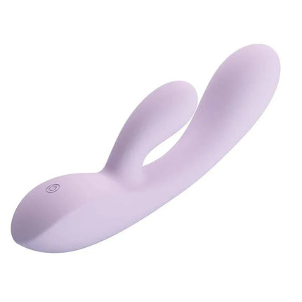 Rosolyn Vibe Liquid Silicone G-spot rabbit vibrator with dual motors, 10 vibration modes for intense pleasure and versatile stimulation.