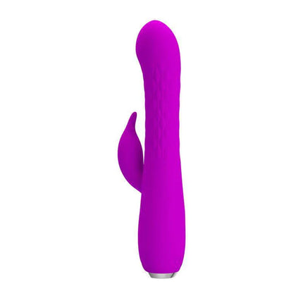 Purple Rotating Rabbit Vibrator for Enhanced Stimulation with premium silicone design