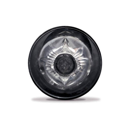 Front view of Roto-Bator Ass automated rotating masturbator, showcasing advanced rotating sleeve and textured TPR layer.