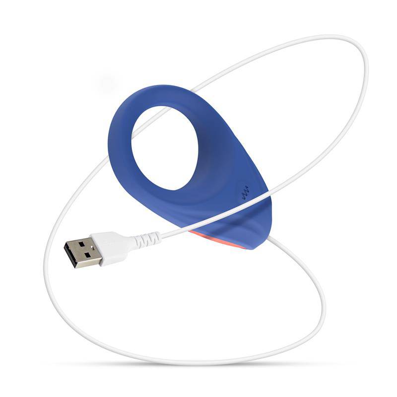Rring First Penis Ring with Vibration USB Silicone - secretsextoys.store