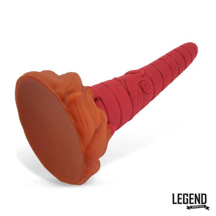 Rubygon Liquid Silicone Dildo 24,5 cm by Lengen Dildos with striking color and unique design for extraordinary pleasure.