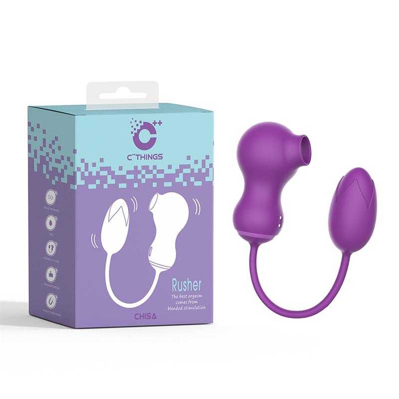 Rusher Clitoris Sucker and Vibrating Egg - secretsextoys.store