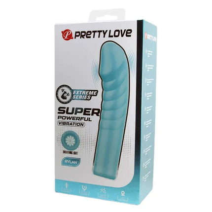 Packaging of Rylan G-Spot Vibrator showcasing its sleek design and powerful vibration features.