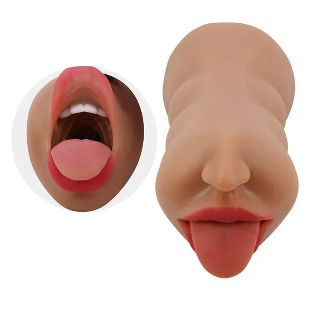 Sarah Masturbator Vagina and Mouth with realistic mouth and nose design for varied pleasure