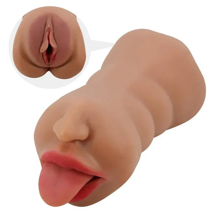 Sarah Masturbator Vagina and Mouth with realistic design, featuring lifelike vagina and mouth details for enhanced pleasure.