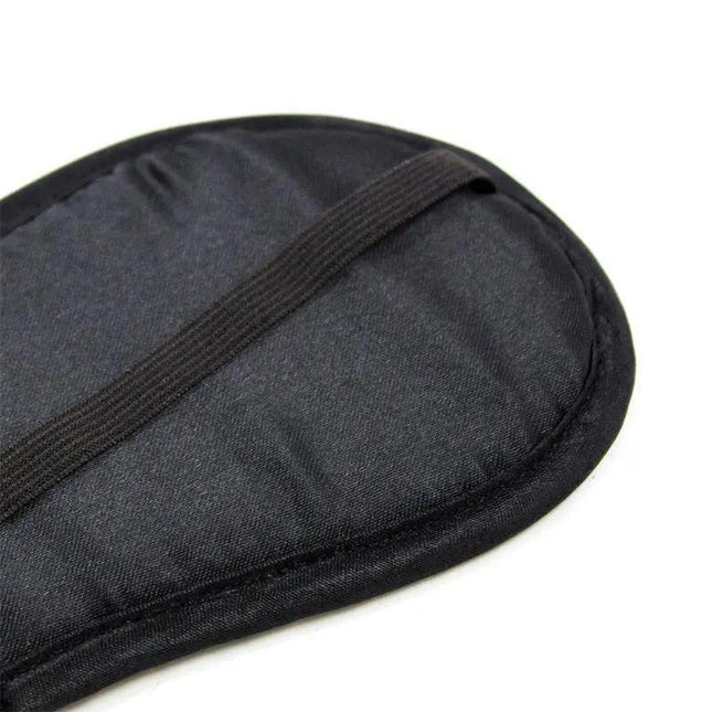 Satin Blindfold Black with silky texture for luxury bedroom experiences.