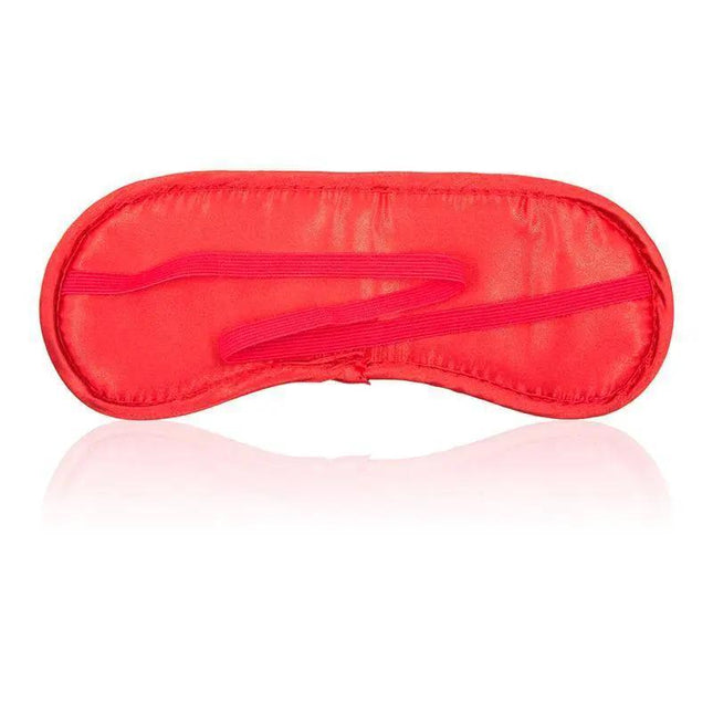Satin Blindfold Red for intimate sensory play, featuring luxurious soft satin material for heightened bedroom experiences