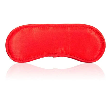 Satin Blindfold Red for luxurious comfort in intimate play, featuring soft, silky satin for heightened sensations and anticipation.