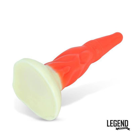 Sauden Liquid Silicone Dildo 22,5 cm with bulbous base and vibrant color from Lengen Dildos, designed for deep, satisfying experiences.