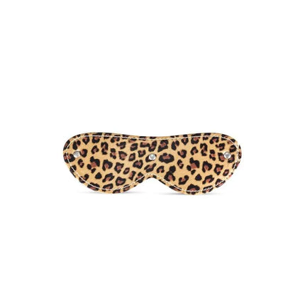 Secret Pleasure Chest Wicked Wildcat leopard print mask from BDSM set for beginners, ideal for an exciting night.