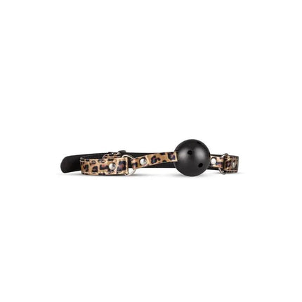 Secret Pleasure Chest Wicked Wildcat adjustable ball gag for BDSM enthusiasts.