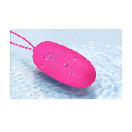 Selkie Vibrating Egg with Remote Control in water showcasing discreet design and body-safe silicone material.