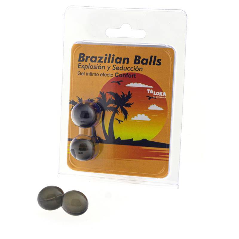 Set 2 Brazilian Balls Gel Comfort Effect - secretsextoys.store