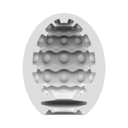 Interior view of Set 3 Masturbator Egg Bubble Model showcasing textured design for enhanced pleasure.