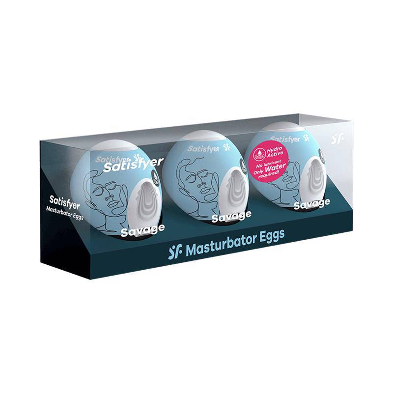 Set 3 Masturbator Egg Savage Model - secretsextoys.store